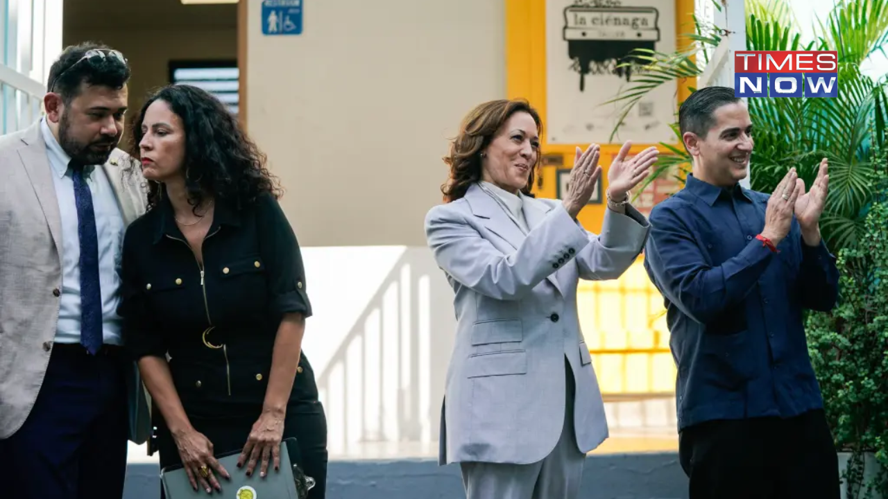 Kamala Harris 'Cluelessly' Claps Along To Song Protesting Her Puerto Rico Visit | VIDEO