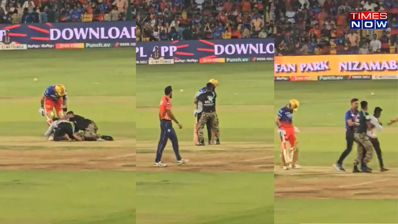 Virat Kohli Fan Enters Ground During RCB vs PBKS Match