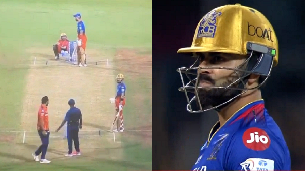 Virat Kohli was caught abusing Punjab Kings spinner during IPL 2024 match