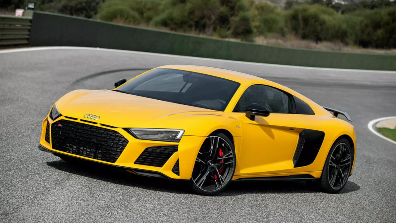 Audi R8 Vegas Yellow Times Drive