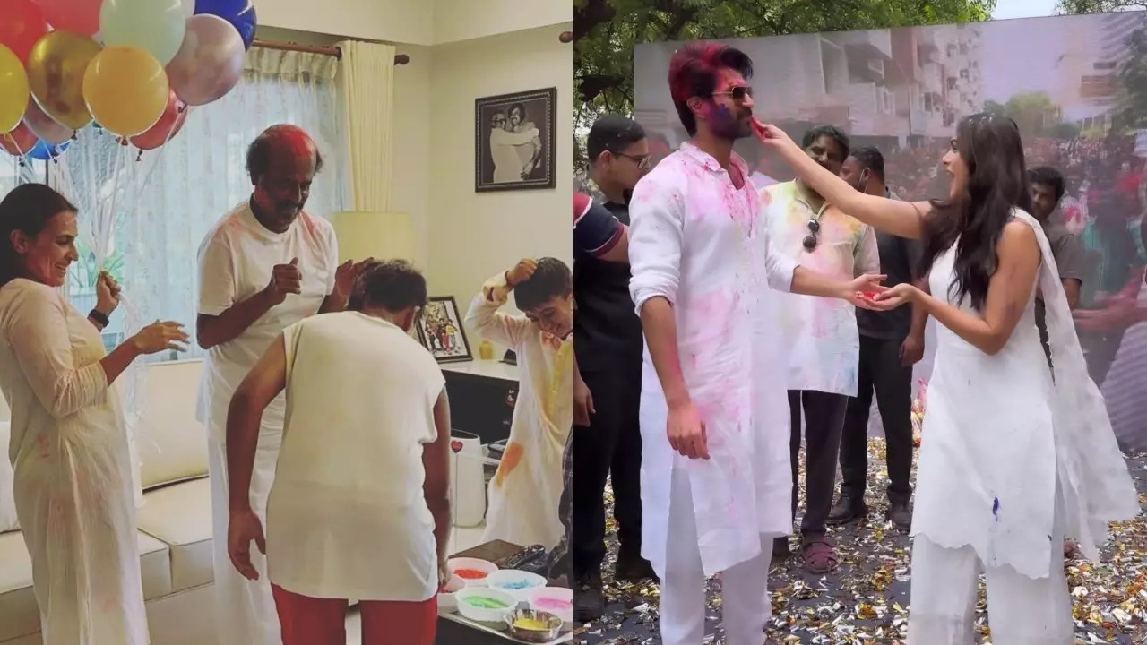 South Indian Stars Celebrate Holi 2024