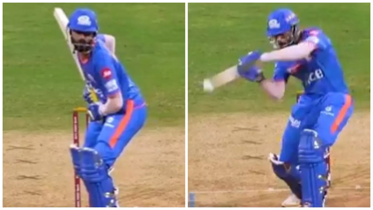 MI Show Love For Hardik Pandya, Share 'Satisfying' Square-Cut From Practice Session Ahead Of SRH Clash - WATCH