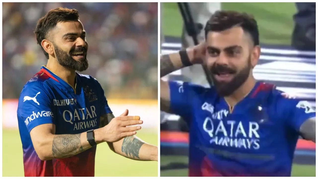 Virat Kohli Entertains Bengaluru Crowd With HILARIOUS Dance Moves After RCB's Win vs PBKS - WATCH Viral Video