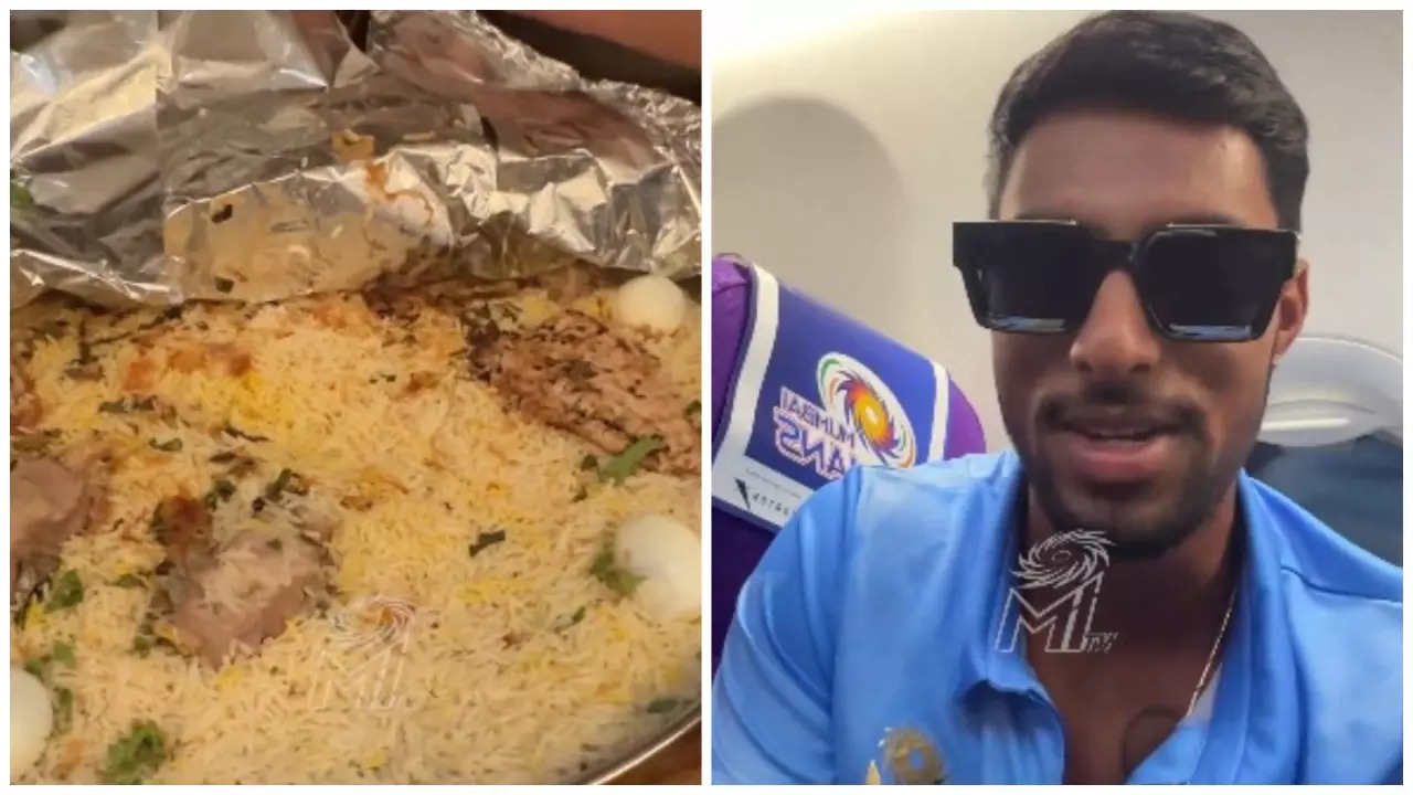 Tilak Varma Treats Mumbai Teammates With Hyderabadi Biryani Ahead Of MI vs SRH IPL 2024 Clash : WATCH Video