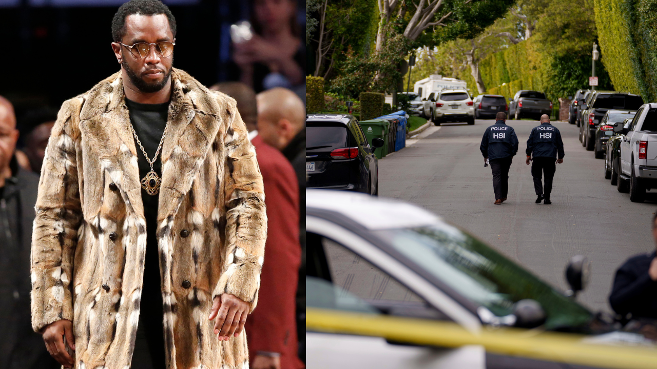 Diddy's homes were raided on Monday