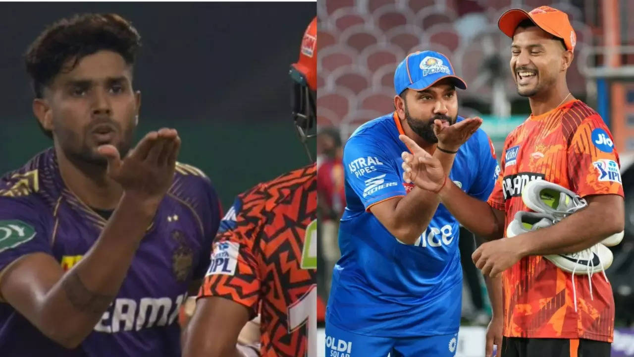 Rohit Sharma Recreates Harshit Rana's Controversial Flying Kiss Gesture With Mayank Agarwal, Goes VIRAL