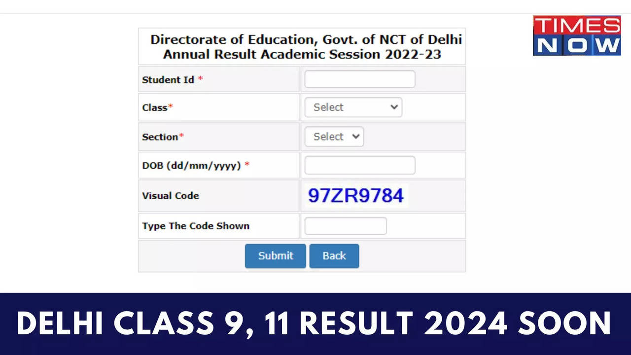 Delhi Class 9, 11 Result 2024 By THIS Date On Edudel.nic.in, Past ...