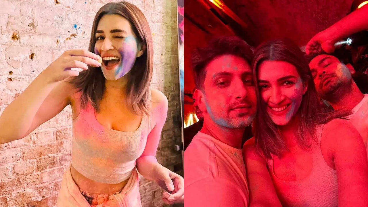 Kriti Sanon Celebrated Holi With Rumoured Beau Kabir Bahia In London? Viral Pics Leave Netizens Speculating