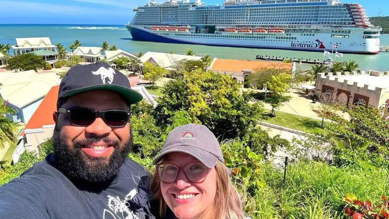 Monica Brzoska and Jorell Conley now live and travel on cruise ships. Credit: Instagram/life_by_any_means