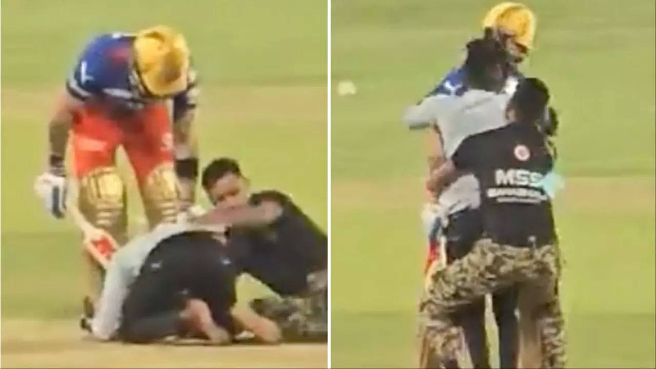 virat kohli pitch invader