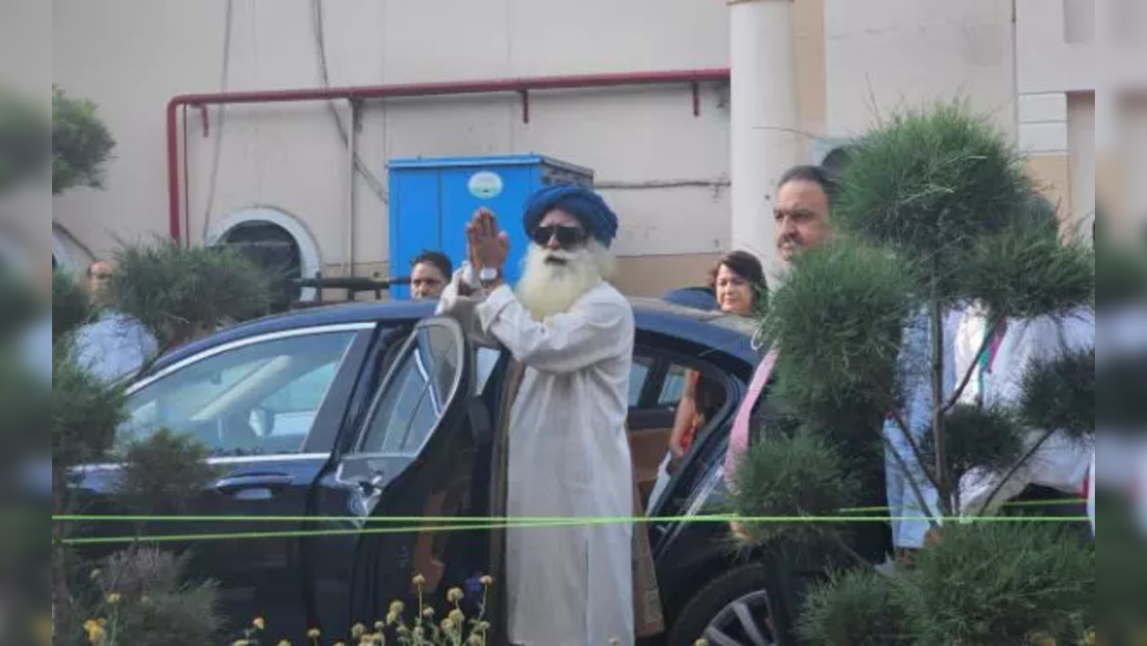 Sadhguru was discharged from the Apollo Hospital in Delhi on Wednesday