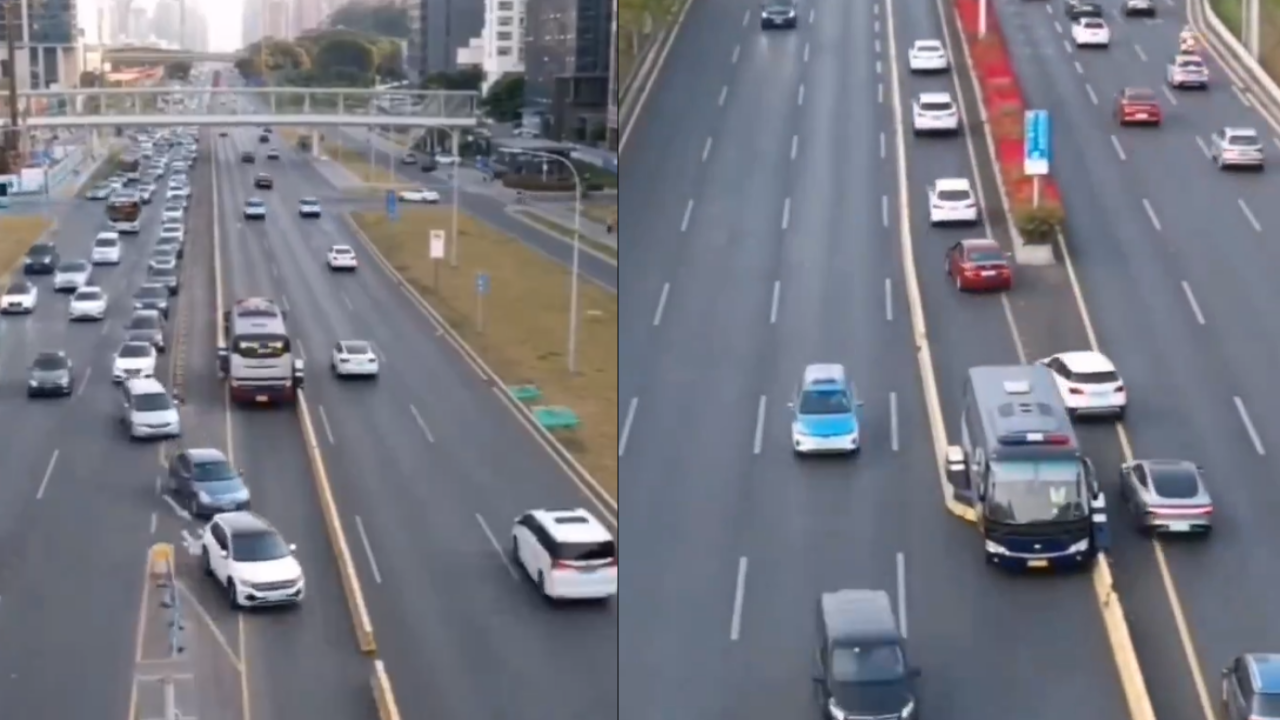 Zipper Lane For Bangalore Traffic