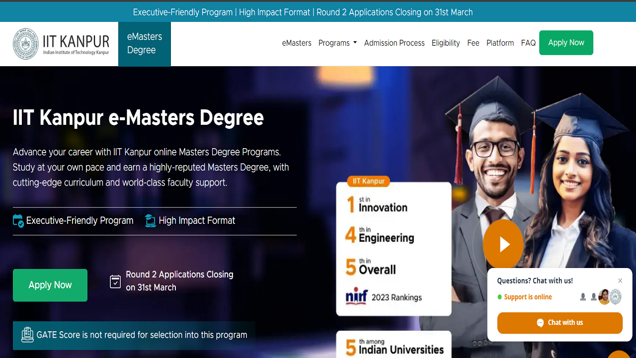 IIT Kanpur Introduces eMasters Degree for finance professionals, Apply Till March 31