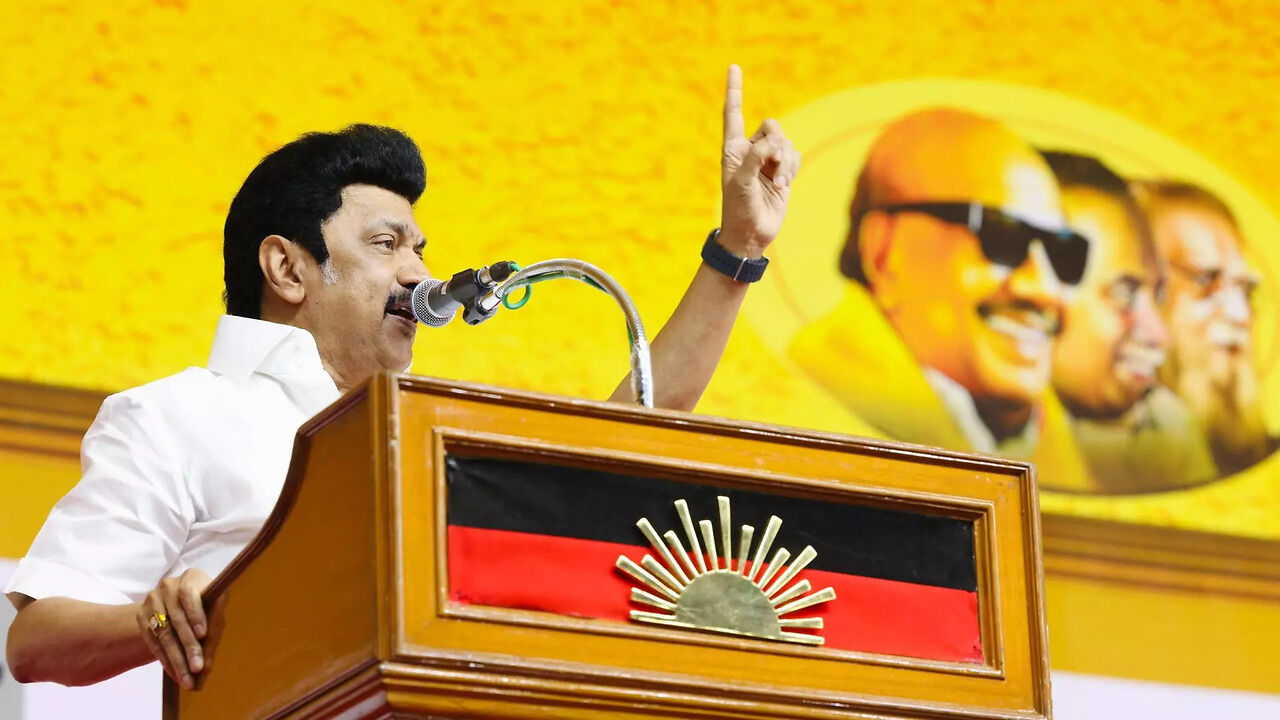 CM MK Stalin Attacks PM Modi And EPS in Virudhunagar Election Rally ...