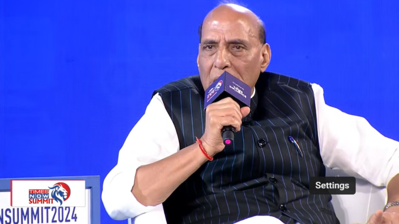 Rajnath Singh at Times Now Summit