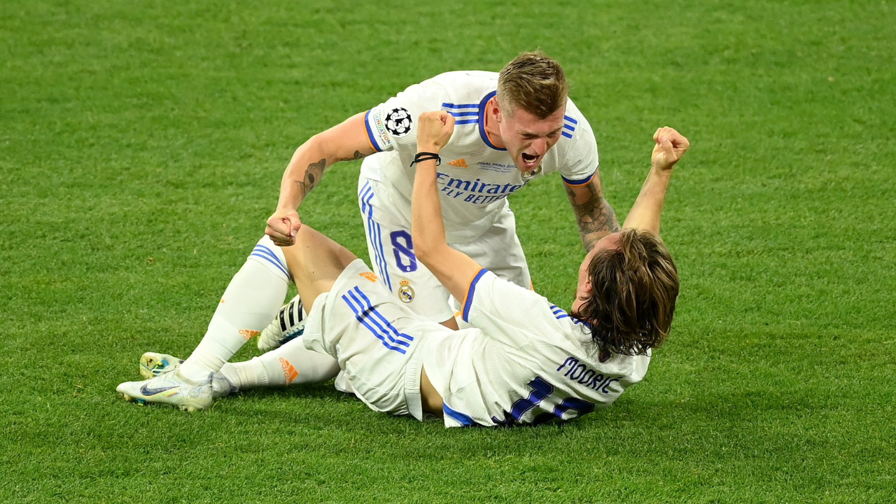 Toni Kroos and Luka Modric