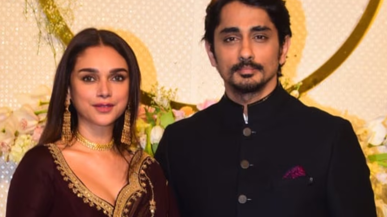 Aditi Rao Hydari secretly tied the knot with Siddharth on March 27