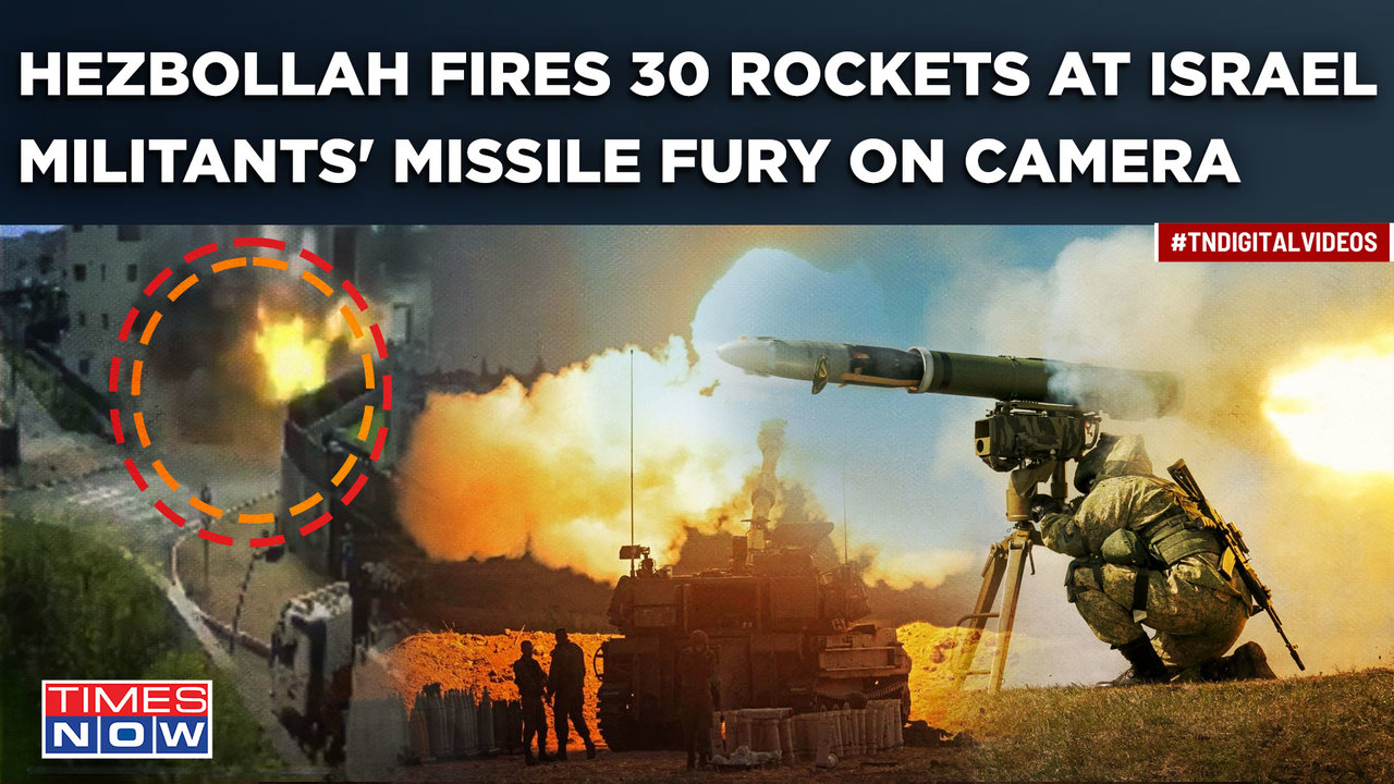 Hezbollah 30 Rockets Barrage Strike Israel| Kiryat Shmona Ravaged ...