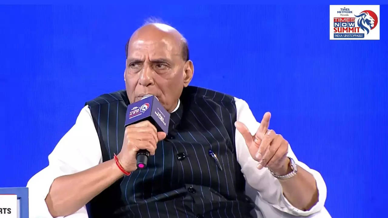 Union Defence Minister Rajnath Singh At Times Now Summit 2024