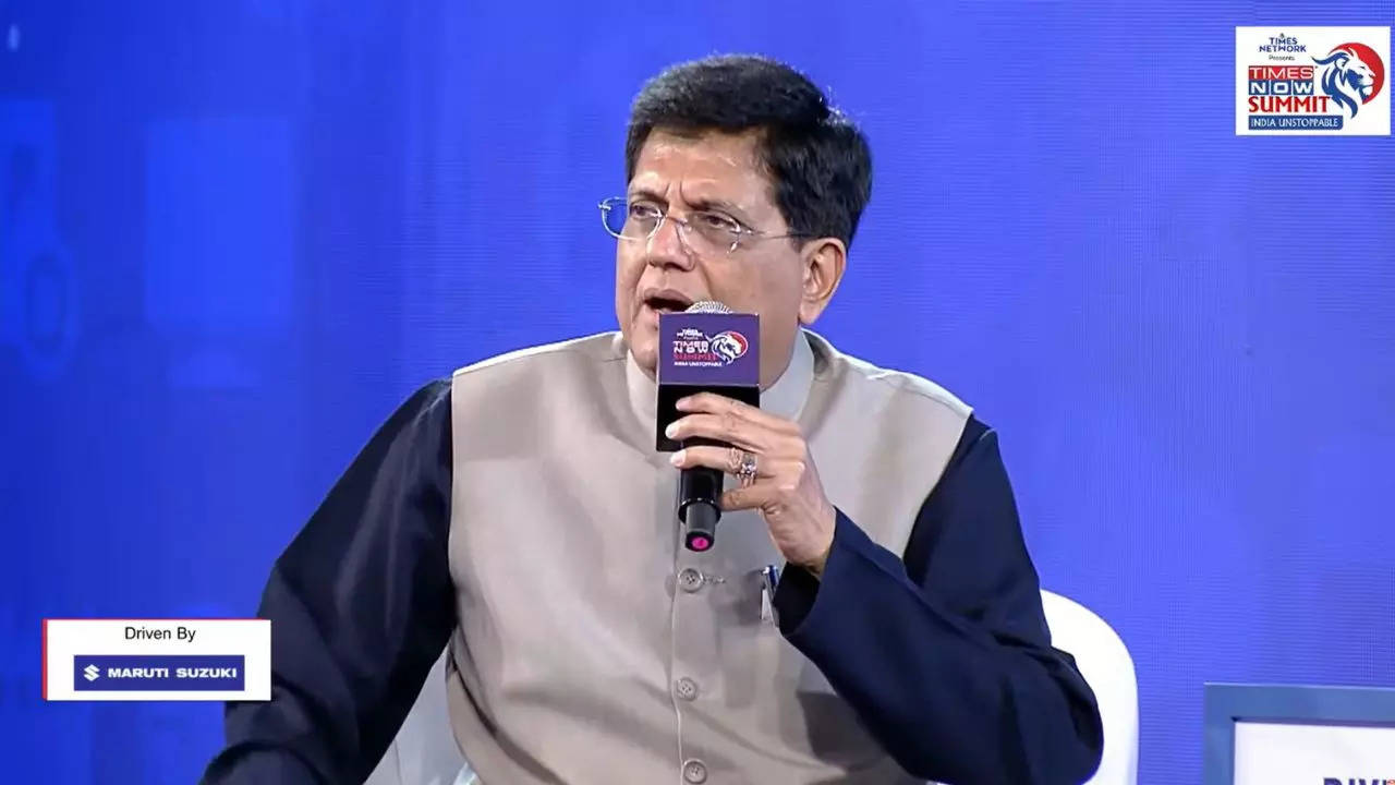 Union Minister Piyush Goyal Speaks At Times Now Summit