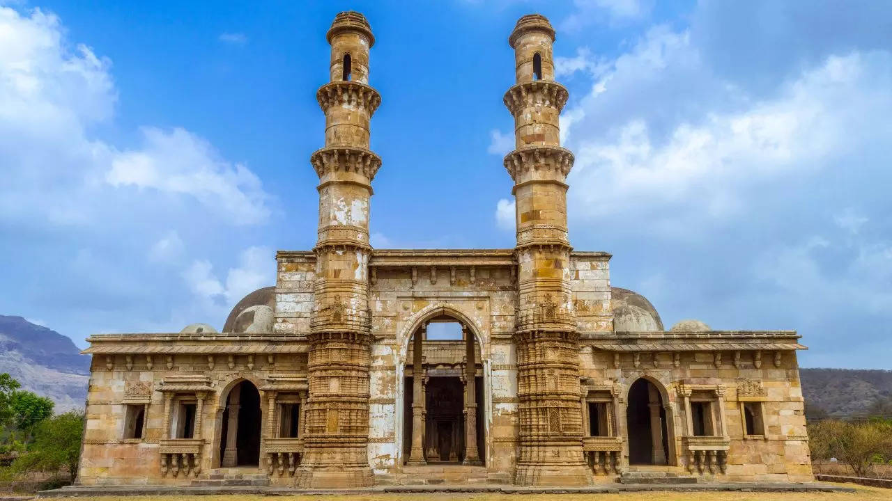 Champaner-Pavagadh Archaeological Park is a UNESCO Site in Gujarat. Credit: Canva