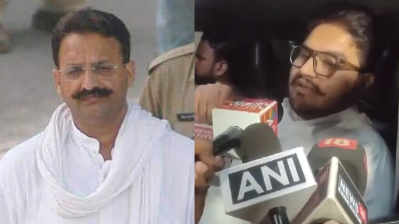 Mukhtar Ansari's son alleges foul play