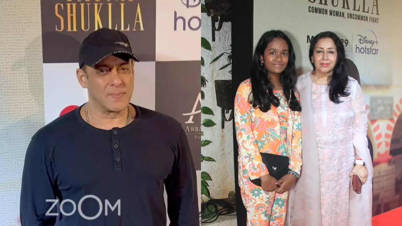 Patna Shuklla Screening: Salman Khan Gets Emotional Remembering Satish Kaushik, Latter's Daughter Vanshika Attends