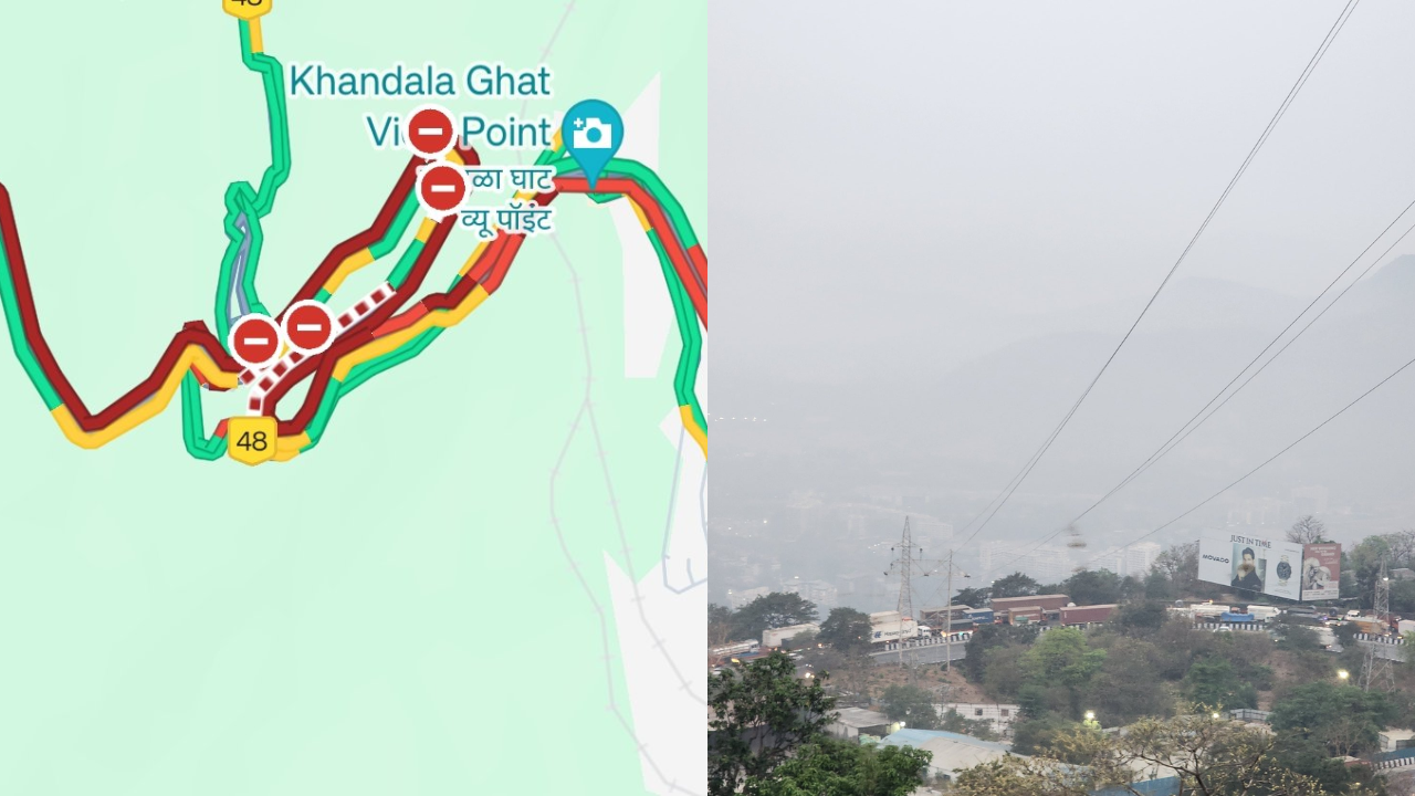 Traffic jam on Mumbai-Pune Expressway