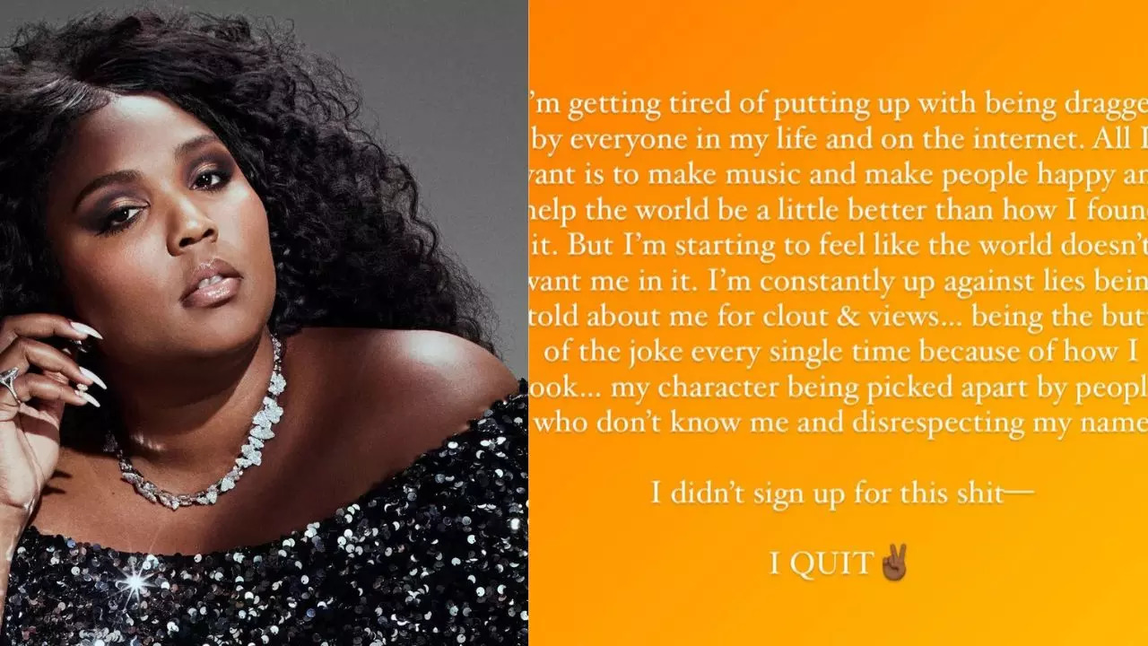 Lizzo Quits: What Happened To Lizzo? Rapper's 'I Quit' Post Raises ...