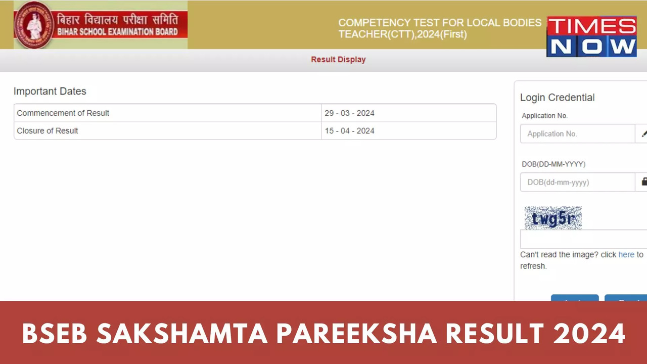 BSEB Sakshamta Result 2024 Released on bsebsakshamta.com, 93.39% Teachers Pass