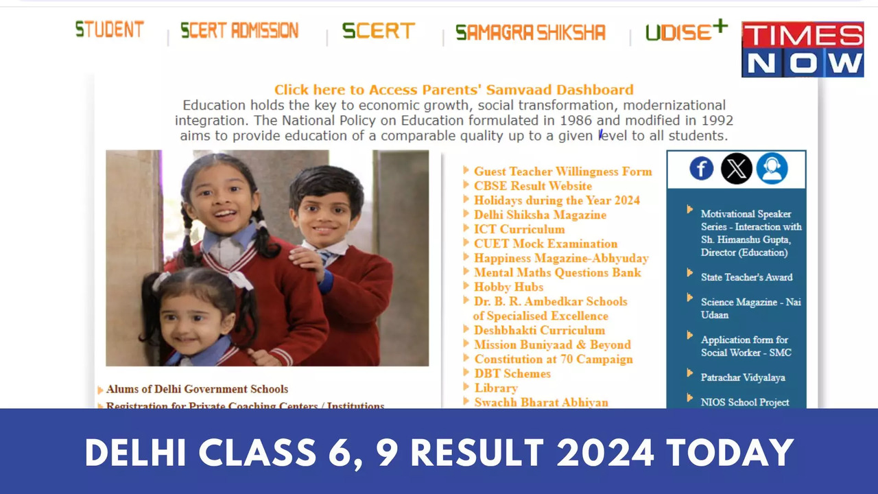 Delhi School Result 2024 Class 9, 11 Expected Today on edudel.nic.in, Check Updates