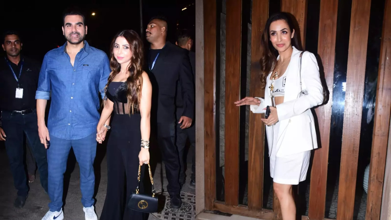 Malaika Arora, Arbaaz Khan, Shhura Khan Come Together For Arhaan Khan's Bash In Mumbai. Watch Videos