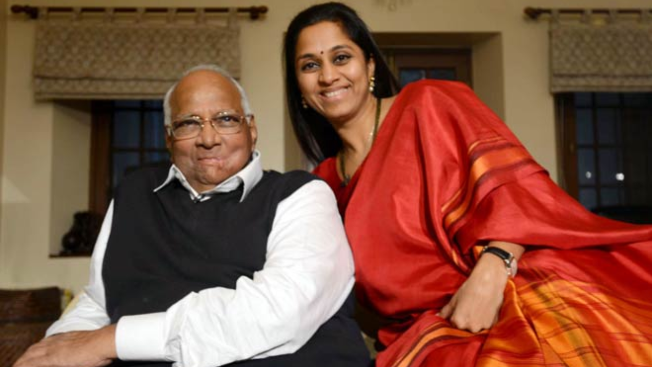 Sharad Pawar And Supriya Sule