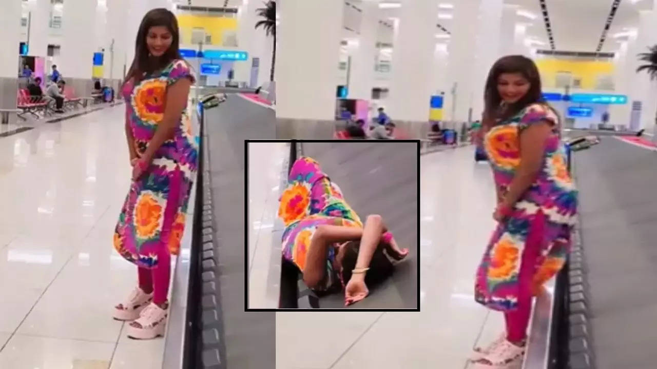 Video Of Young Woman Laying On Conveyor Belt Goes Viral Netizens Gets Angry Video कहर सामान 0022