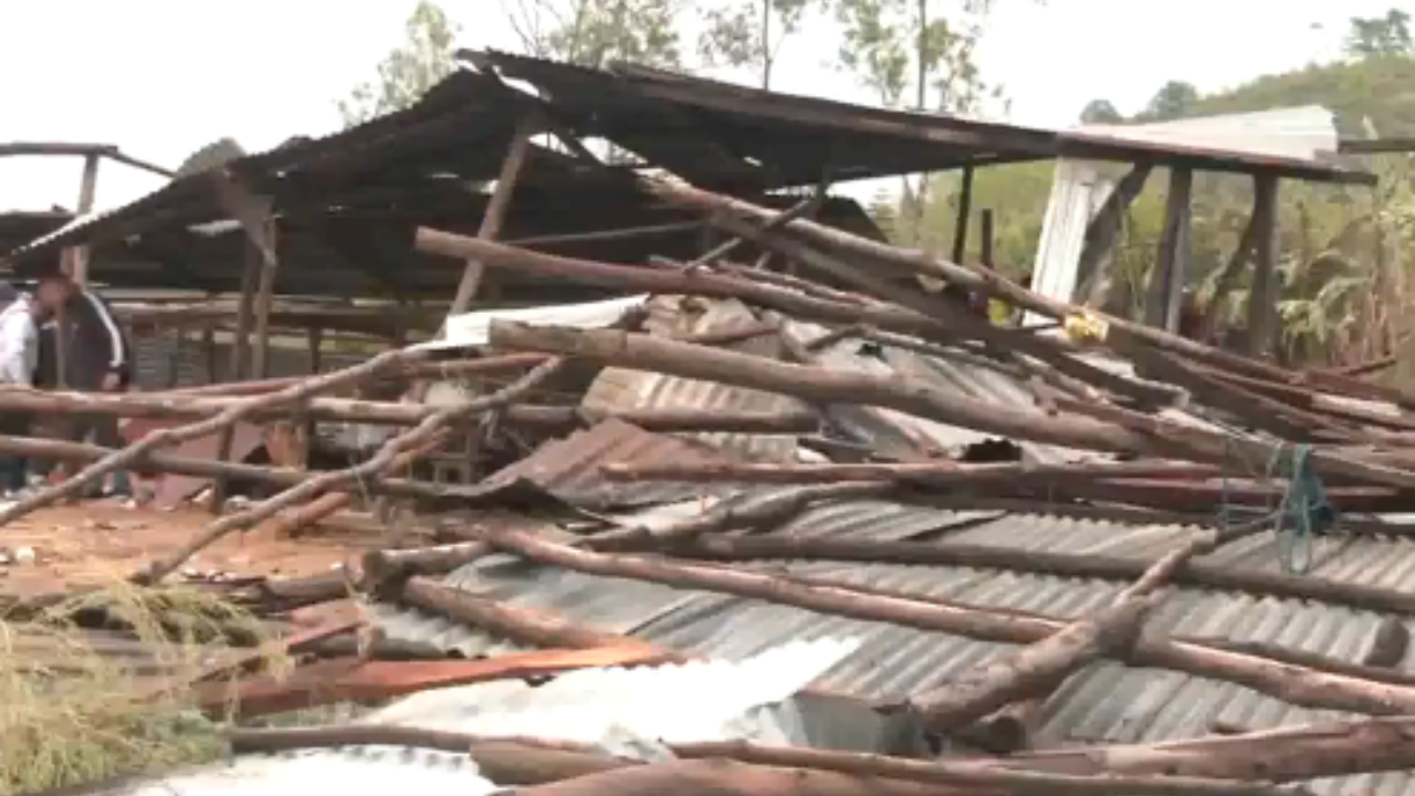 Rain, Hailstorm Ravages Manipur, Assam; Damaging Homes, Power Lines ...