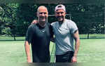 David Beckham Fulfils His Childhood Dream As He Meets Andre Agassi In Miami I Got To Meet The Man