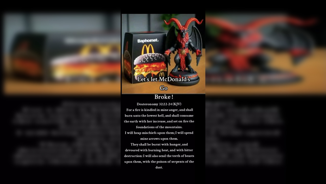 McDonald's Baphomet Burger