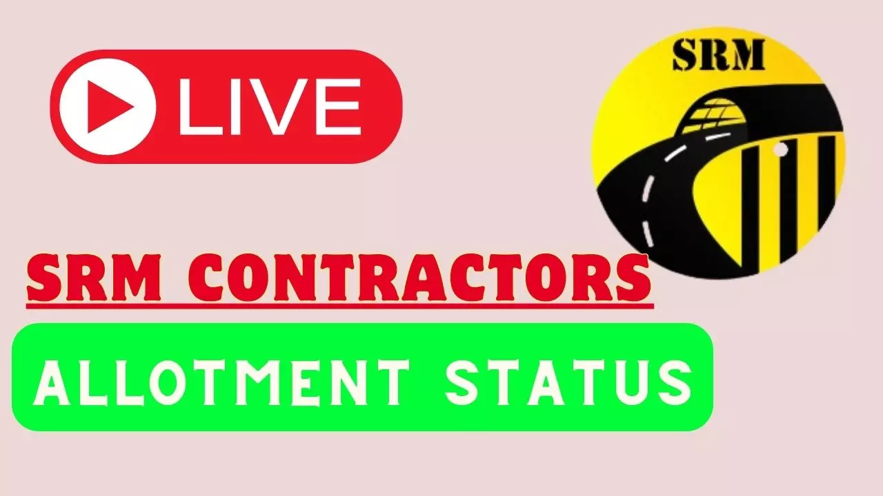 LIVE  SRM Contractors IPO Status Allotment Status Direct Link Check Latest Grey Market Premium Registrar and Listing Date