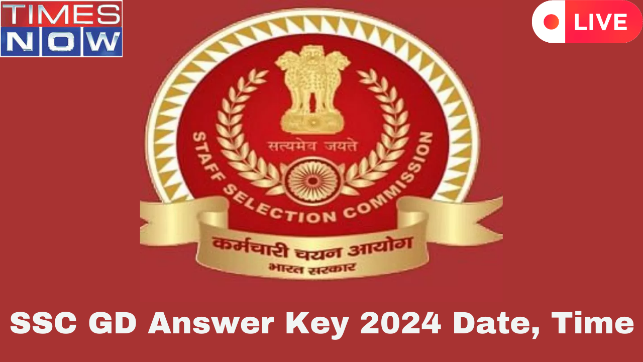 SSC GD Answer Key 2024 Date LIVE SSC GD Constable Answer Key Response Sheet Released on sscgovin Updates Here