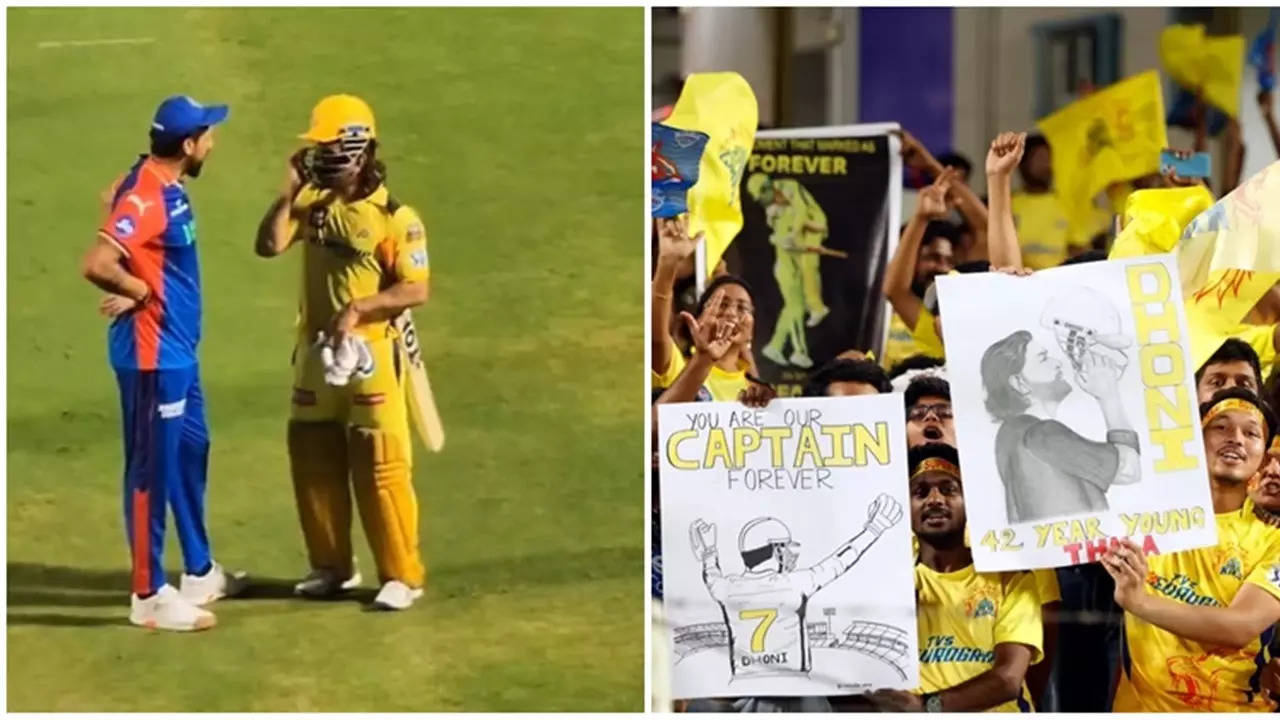 MS Dhoni Listens To Fans Request, Wins Hearts After DC vs CSK In IPL 2024