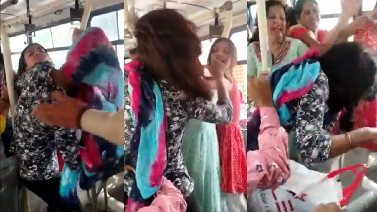 Delhi News: Delhi: Fight Breaks Out Between Women in DTC Bus Over Free  Seat, Video Surfaces | WATCH | Delhi News - Times Now