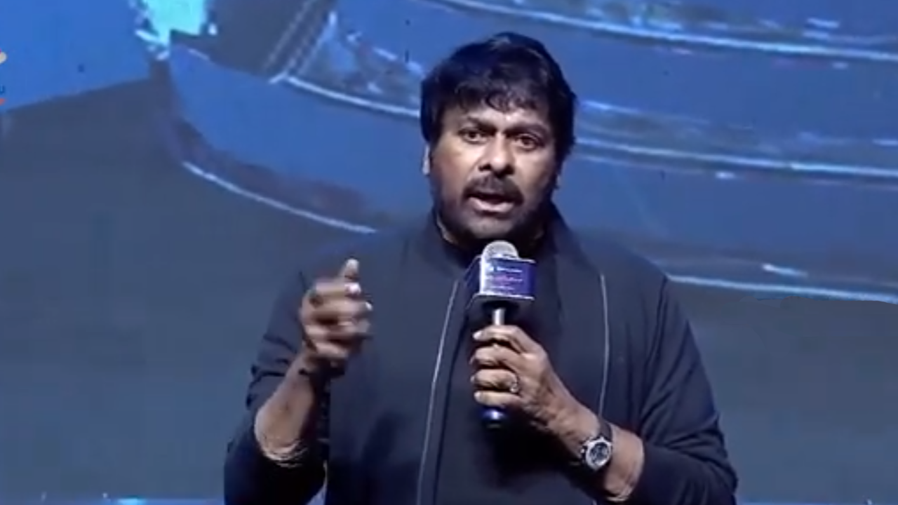 Chiranjeevi At A Recent Event In Which He Addressed Influencers