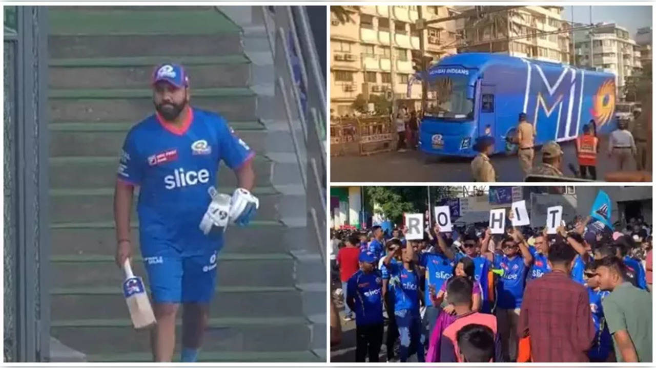 Mumbai Indians: Rohit Sharma Craze Grips Wankhede, Massive Cheers Before MI vs RR