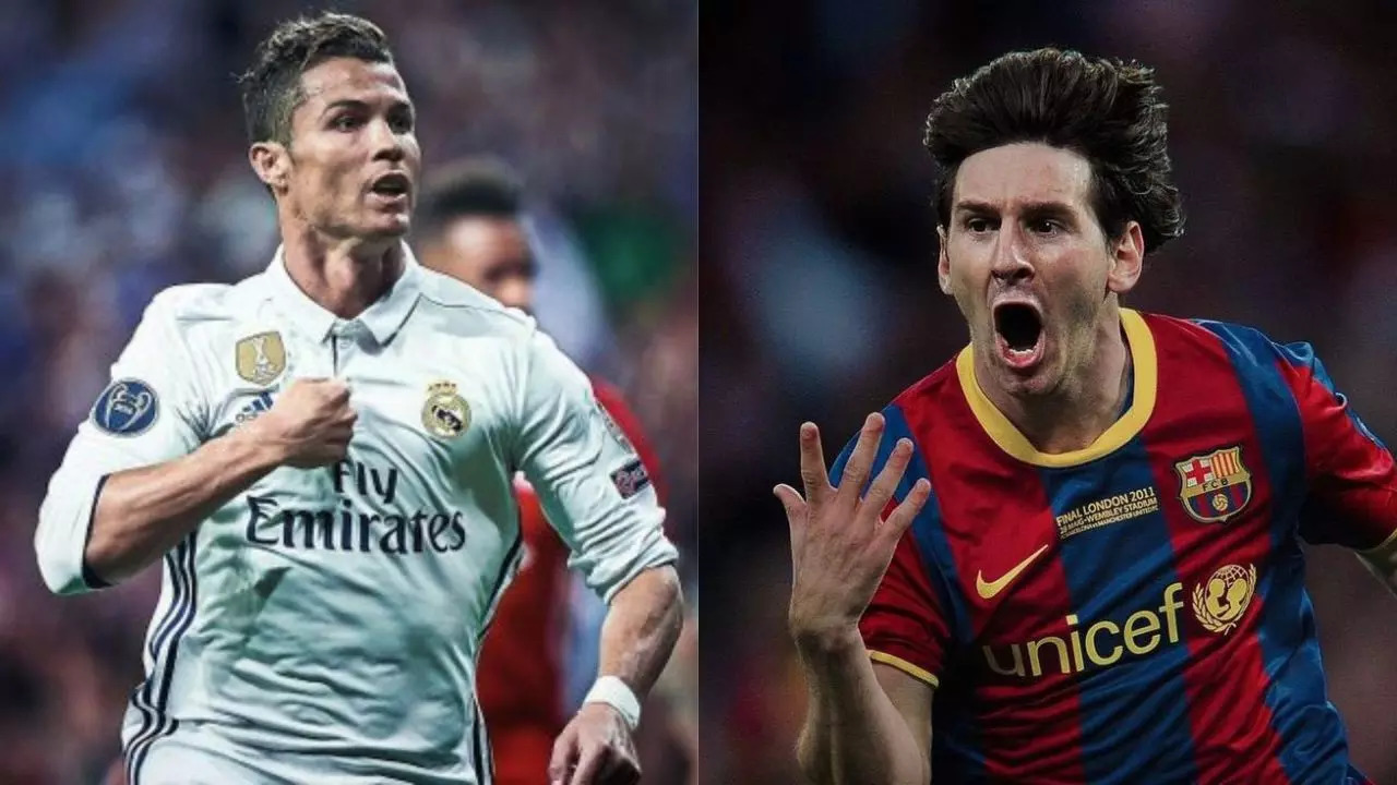 Cristiano Ronaldo and Lionel Messi