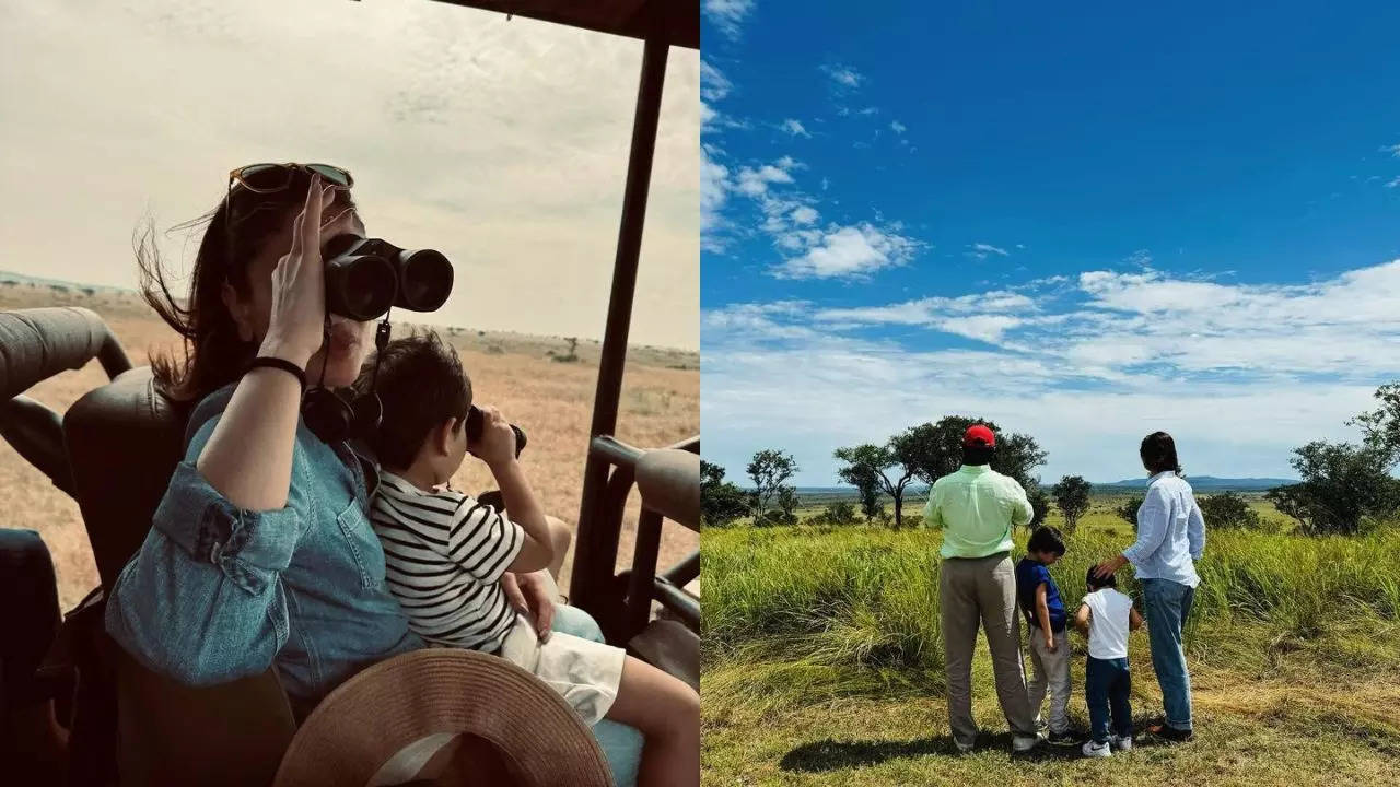 Kareena and her family recently visited Serengeti National Park. Credit: Instagram