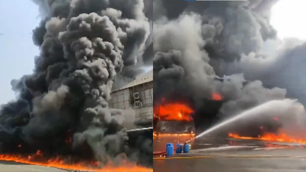 Navi Mumbai Chemical Company Fire