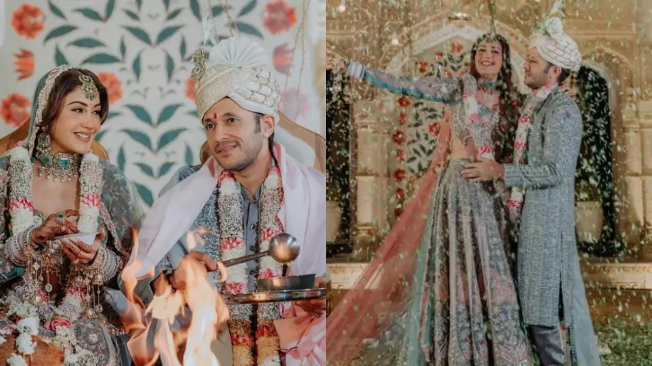 Surbhi Chandna and Karan R Sharma's wedding pics.