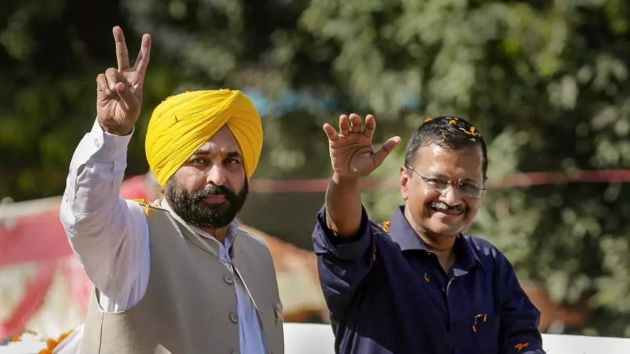 Arvind Kejriwal and Bhagwant Mann