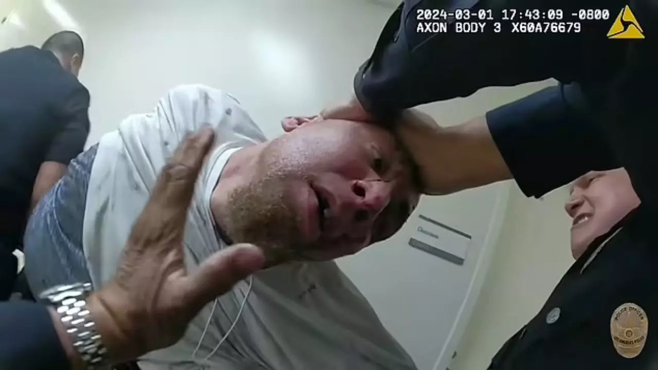 Drugged Up Suspect Brian Goldberg Soaked In Blood Bites Cops Before Arrest, LAPD Releases Shocking VIDEO