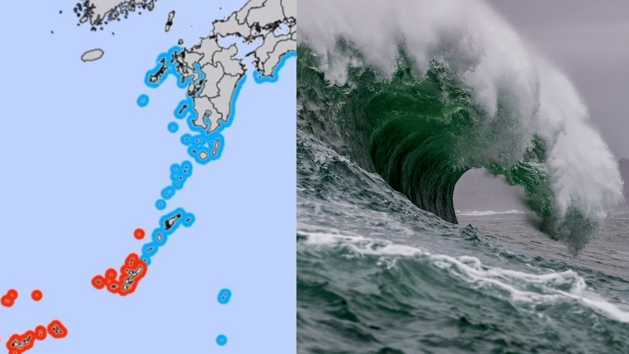 Tsunami warnings in Japan and Phillipines